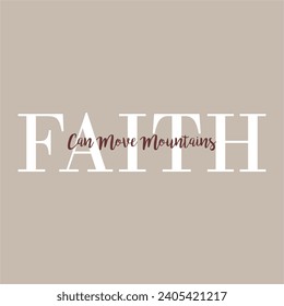 faith quote. Self care one word modern calligraphy phrase . Be careful. T-shirt, pin label, badge, sticker, greeting card, banner design print vector illustration