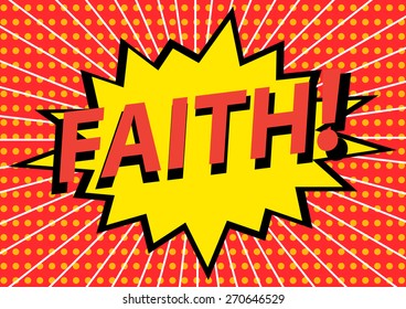 faith Signs illustration, vector