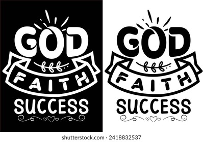 faith  t shirt design vector eps.file