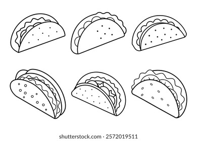 Fajitas icon vector on White Background ,Vector Art Illustration on white background.