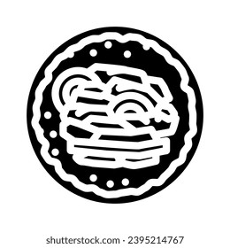 fajitas mexican cuisine glyph icon vector. fajitas mexican cuisine sign. isolated symbol illustration