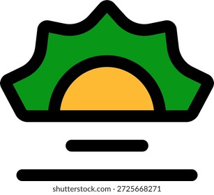 Diseño de icono de estilo justo lleno