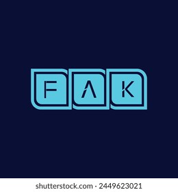 FAK Creative logo And Icon Design