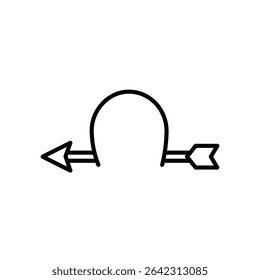 Fake arrow bandana icon to make it look like the head is stuck with an arrow