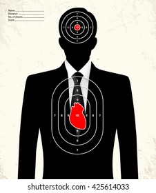 Fake Businessman - Shooting Range Target