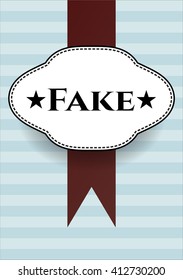 Fake colorful poster