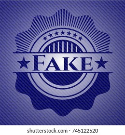 Fake denim background