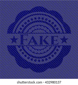 Falso con textura de denim