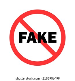 Fake. False Information And News In The Media. Stop Fake And Misinformation. Vector Illustration