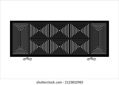 fake fence vector white background