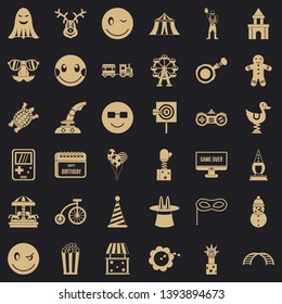 Fake icons set. Simple style of 36 fake vector icons for web for any design