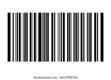 Fake line barcode icon design