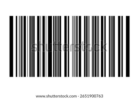 Fake line barcode icon design