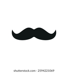 Fake mustache icon represents classic disguise humor, perfect for April Fool's Day designs, prank-themed content, comedy events, and playful illustrations.