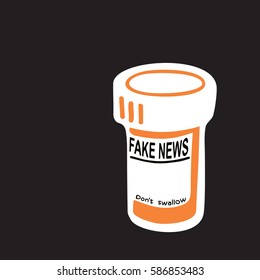 Fake news drug - do not swallow