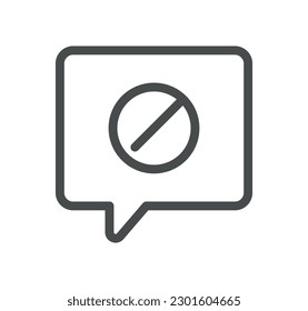 Fake news related icon outline and linear vector.
