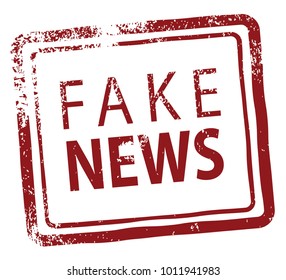 fake news rubber stamp