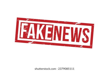 Fake News rubber stamp vector illustration on white background. Fake News rubber stamp