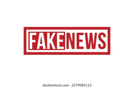 Fake News rubber stamp vector illustration on white background. Fake News rubber stamp