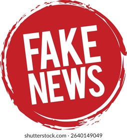 Fake News Stamp – Checked Vector Illustration, EPS 10 File Forma