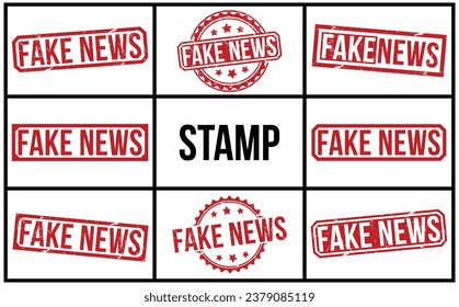 Fake News stamp red rubber stamp on white background. Fake News stamp sign. Fake News stamp.