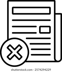 Fake News vector icon. Can be used for printing, mobile and web applications.