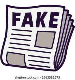fake newspaper cartoon emote illustration