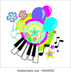 Fake party illustration