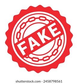 Vector de diseño de sello de goma falso 