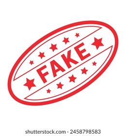 Vector de diseño de sello de goma falso 