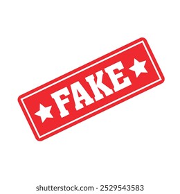 Fake Rubber Stempel Design Vektor 