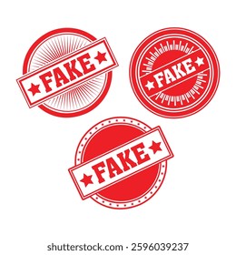 Fake Rubber stamp design Vector 