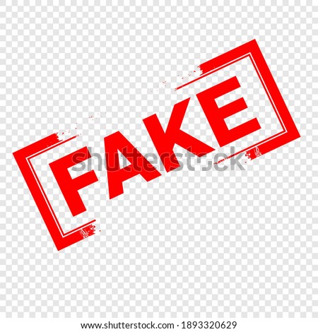 Fake rubber stamp or sticker vector