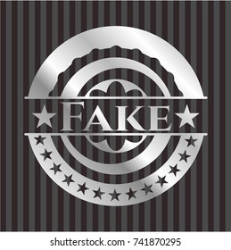 Fake silver emblem or badge