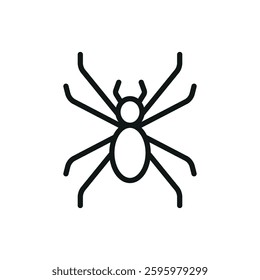 Fake spider April Fool's Day icon symbolizes playful pranks and surprise, perfect for joke-themed designs, trick visuals, and Halloween decorations.