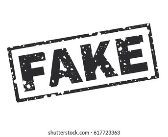fake stamp vector