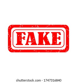 Señal de goma de grunge vectorial de sello falso. Fondo del sello falso aislado.