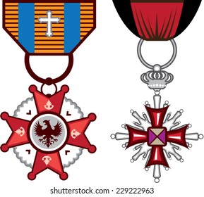 Fake vector Military Medals / orders 