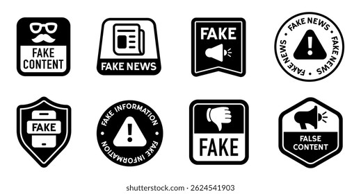 Fake vector stamps for fake information