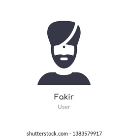 fakir icon. isolated fakir icon vector illustration from user collection. editable sing symbol can be use for web site and mobile app