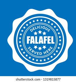 falafel arabic cuisine label.sticker.