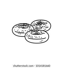 falafel icon, vector illustration