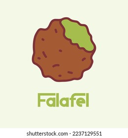 Falafel Restaurant. Falafel sign for falafel restaurants, food website, shawarma shops, kebab shop, food blog, food website, food app, restaurant app, restaurant website