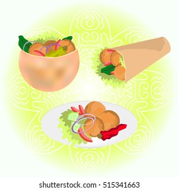 Falafel vector