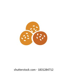 falafel vector icon design template