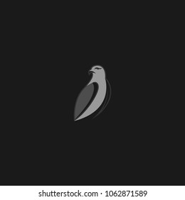 Falcon Bird Icon, Eagle Logo, Hawk Template Design