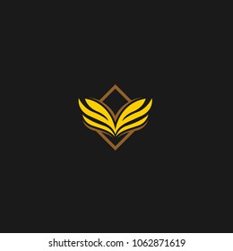 Falcon Bird Icon, Eagle Logo, Hawk Template Design