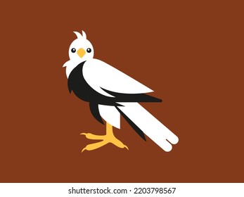 Falcon Bird icon, vector illustration.