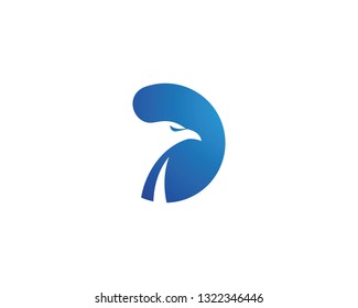 Falcon Bird Logo Template