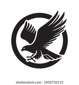 Falcon Bird Silhouette illustration Vector design 4 File